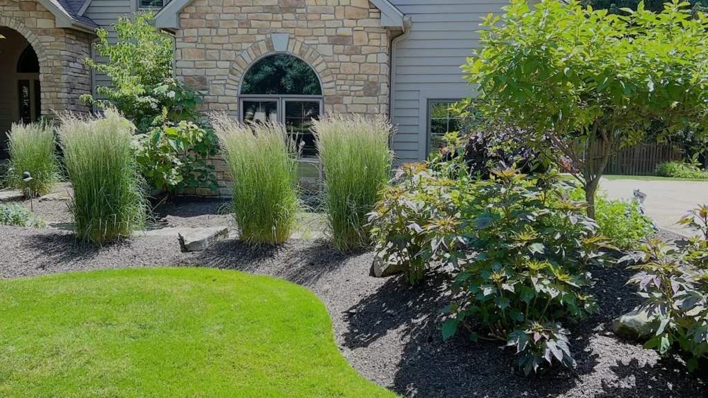 Custom landscape design in Hunting Valley with native plantings, ornamental trees, and sustainable gardens.
